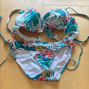 Tropical Floral Bikini Set